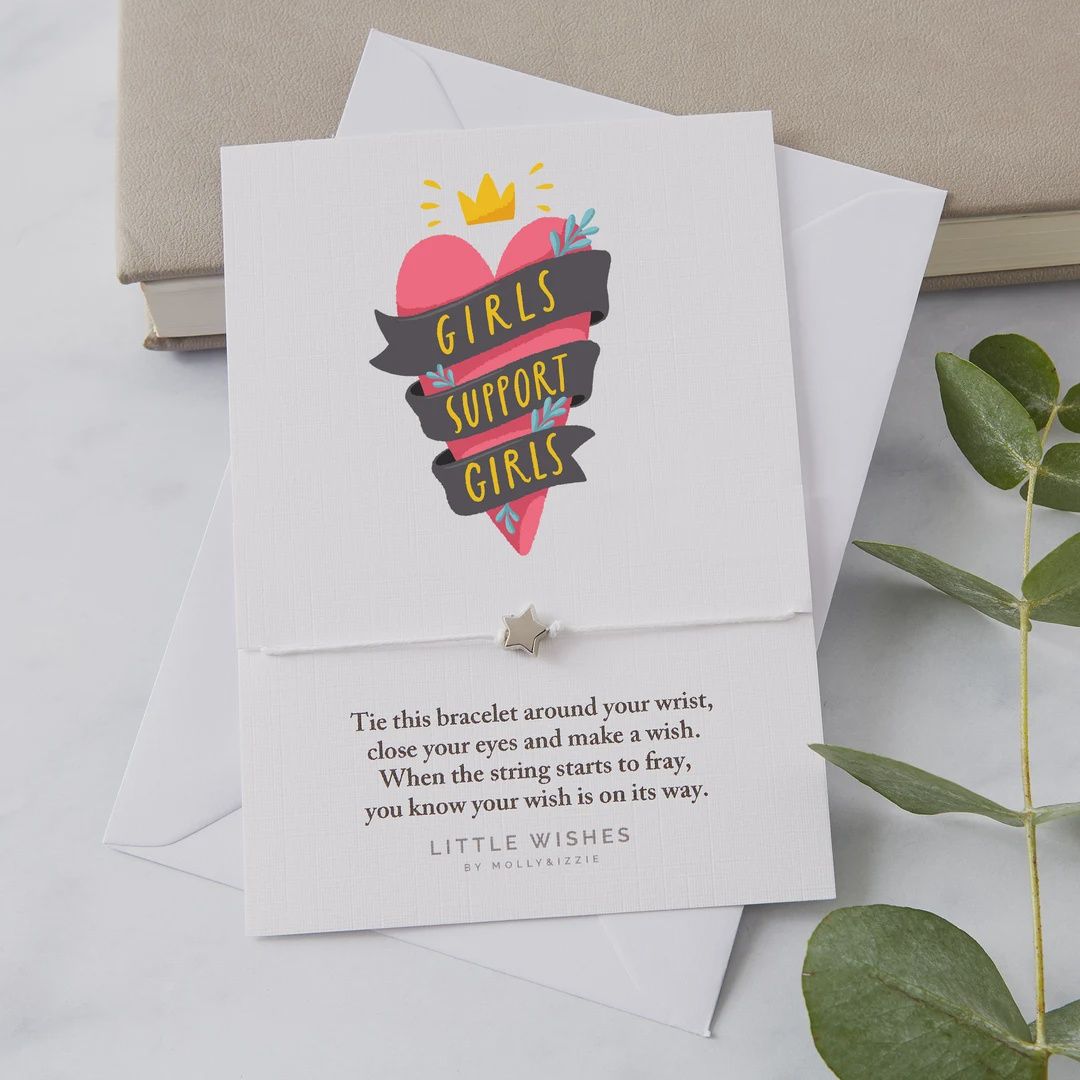 Molly&amp;Izzie - Girls Support Girls Wish Bracelet