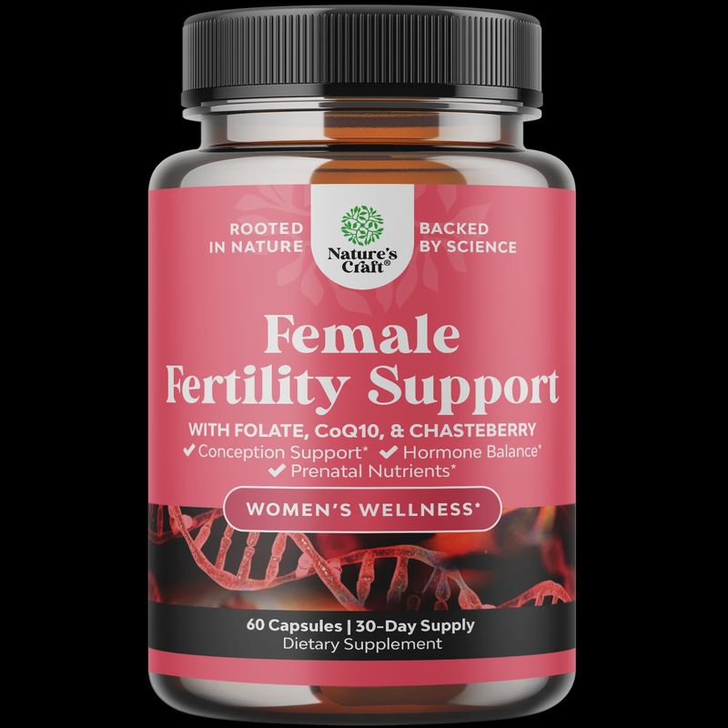 Nature's Craft - Female Fertility Support – Women’s Wellness, 60ct