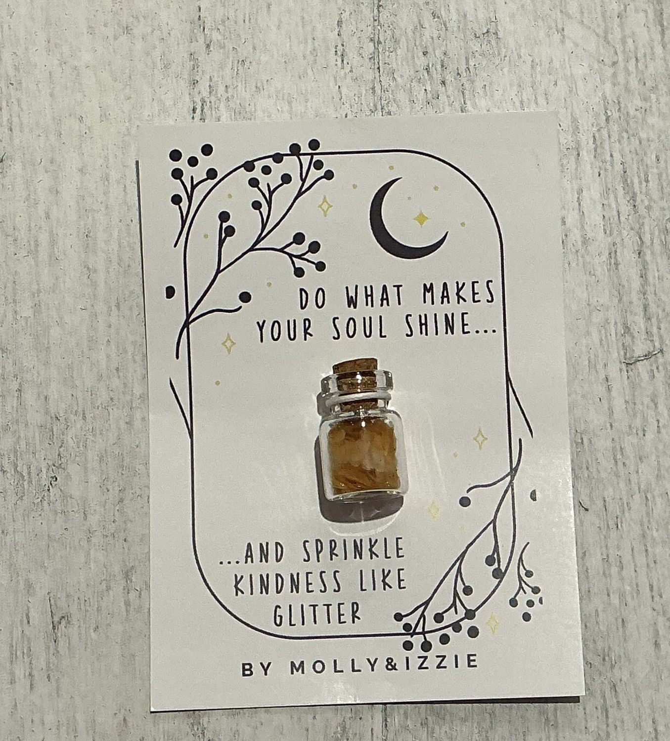 Molly&amp;Izzie  Do What Makes Your Soul Shine Eco Glitter