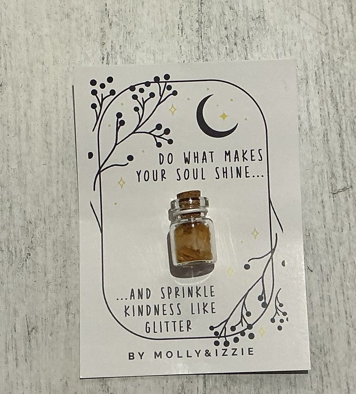 Molly&amp;Izzie  Do What Makes Your Soul Shine Eco Glitter