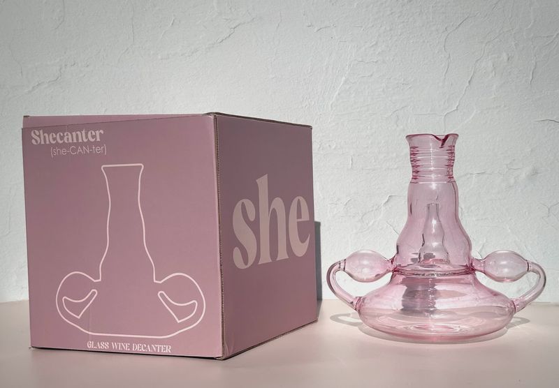 Shecanter Hand Blown Uterus Decanter