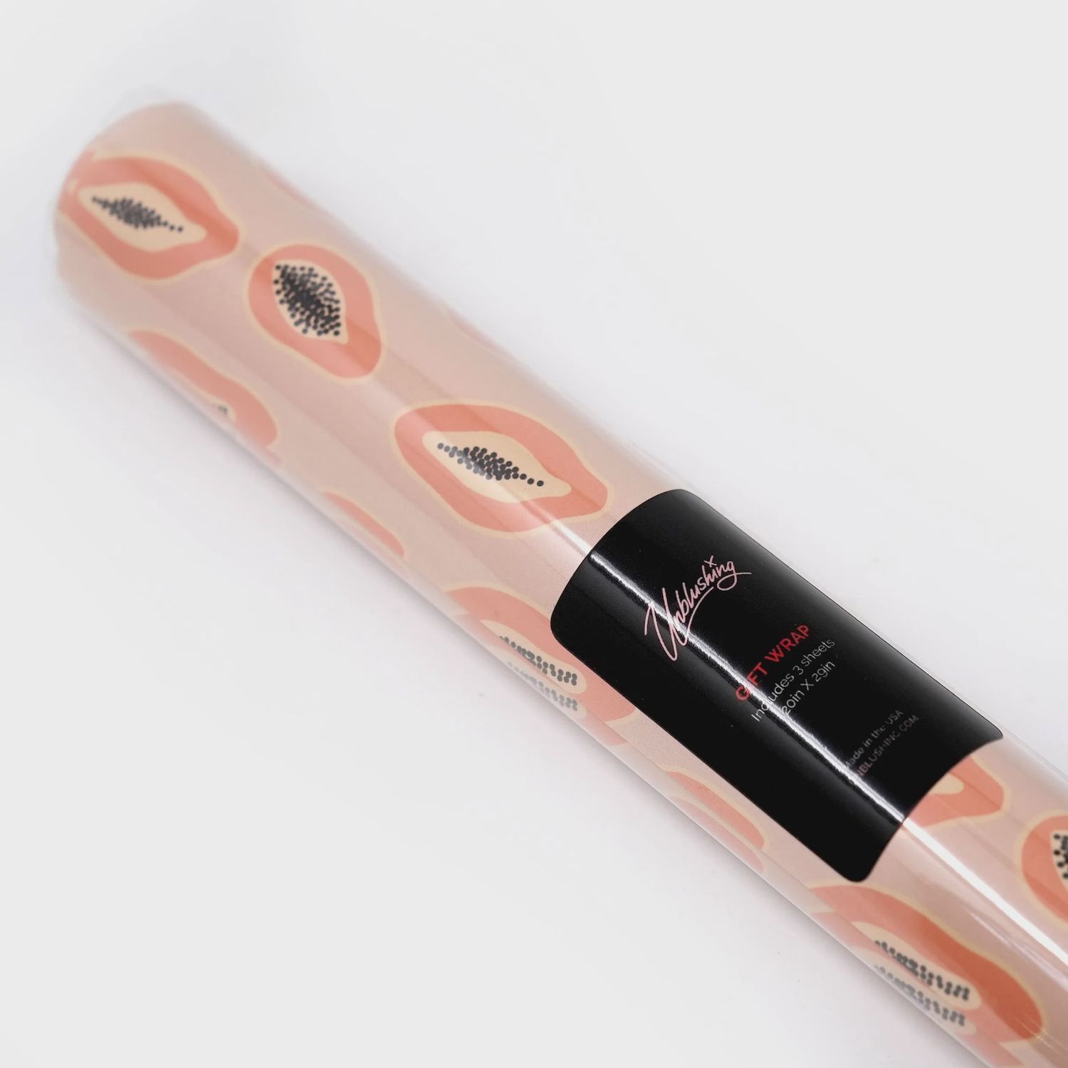 Unblushing - Papaya Wrapping Paper (Roll)