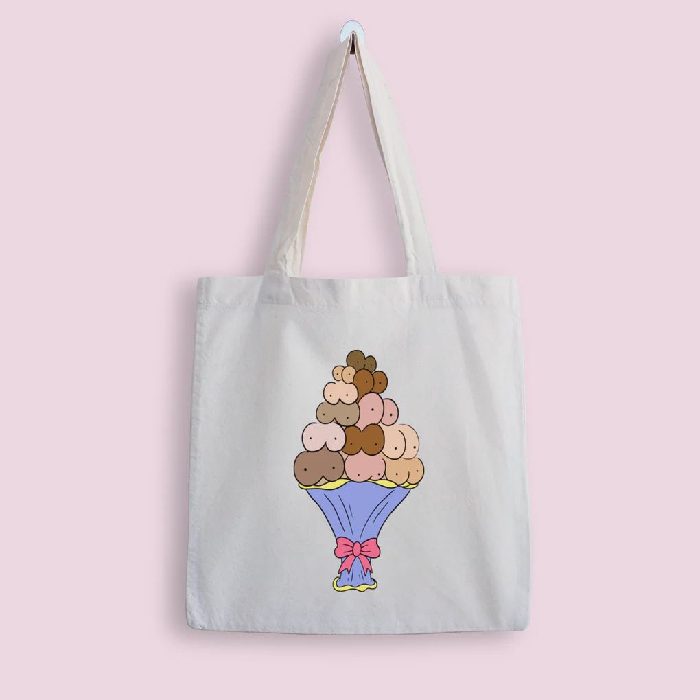 Risque Gifts - Boob Bouquet Tote Bag