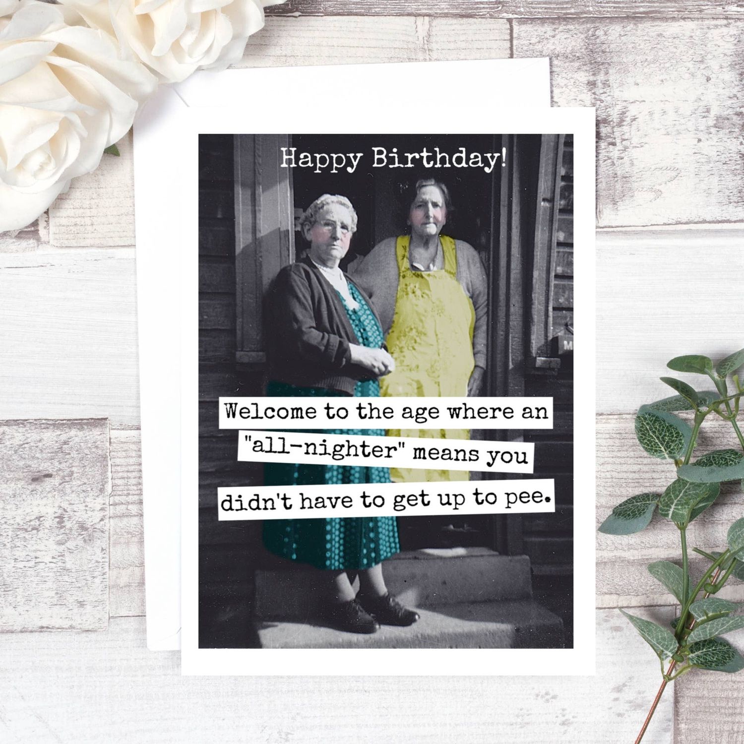 Raven's Rest Studio - Card. Birthday. Welcome To The Age...