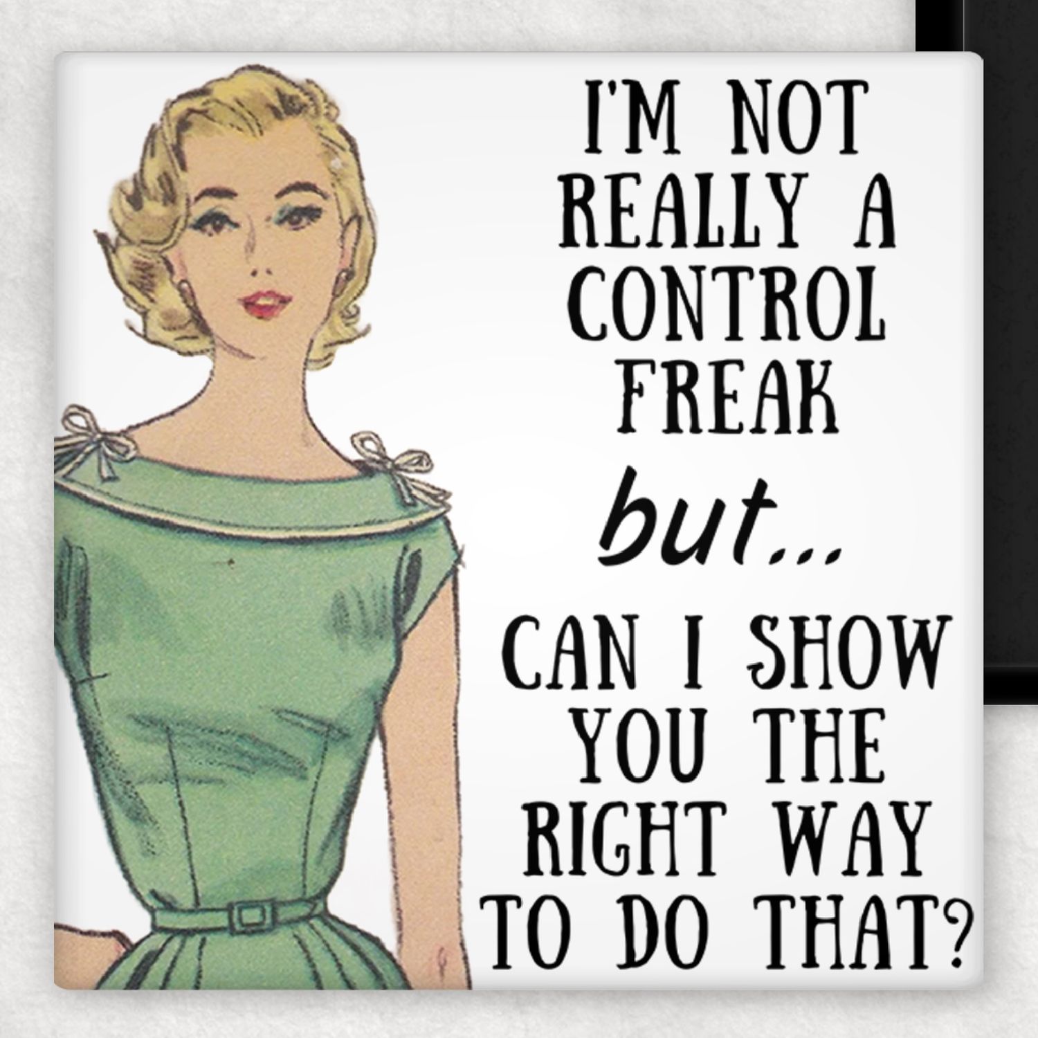Raven's Rest Studio - Fridge Magnet. I'm Not Really A Control Freak But...