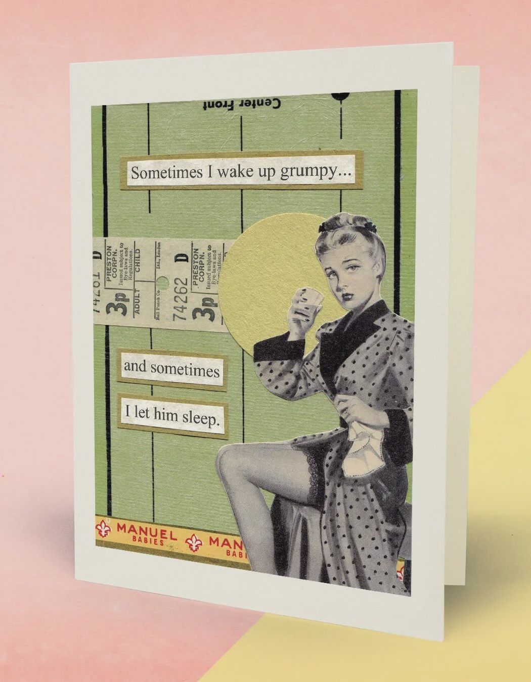 Mina Lee Studio - Sometimes I Wake Up Grumpy Card