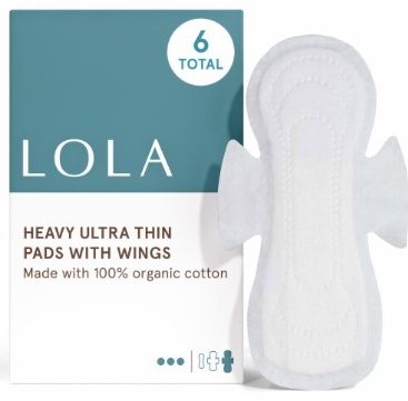 LOLA - Heavy Ultra Thin Pads w/ Wings 6ct