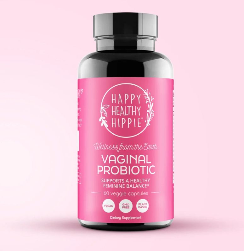 Happy Healthy Hippie - Vaginal Probiotic Supplement for Women + Cranberry