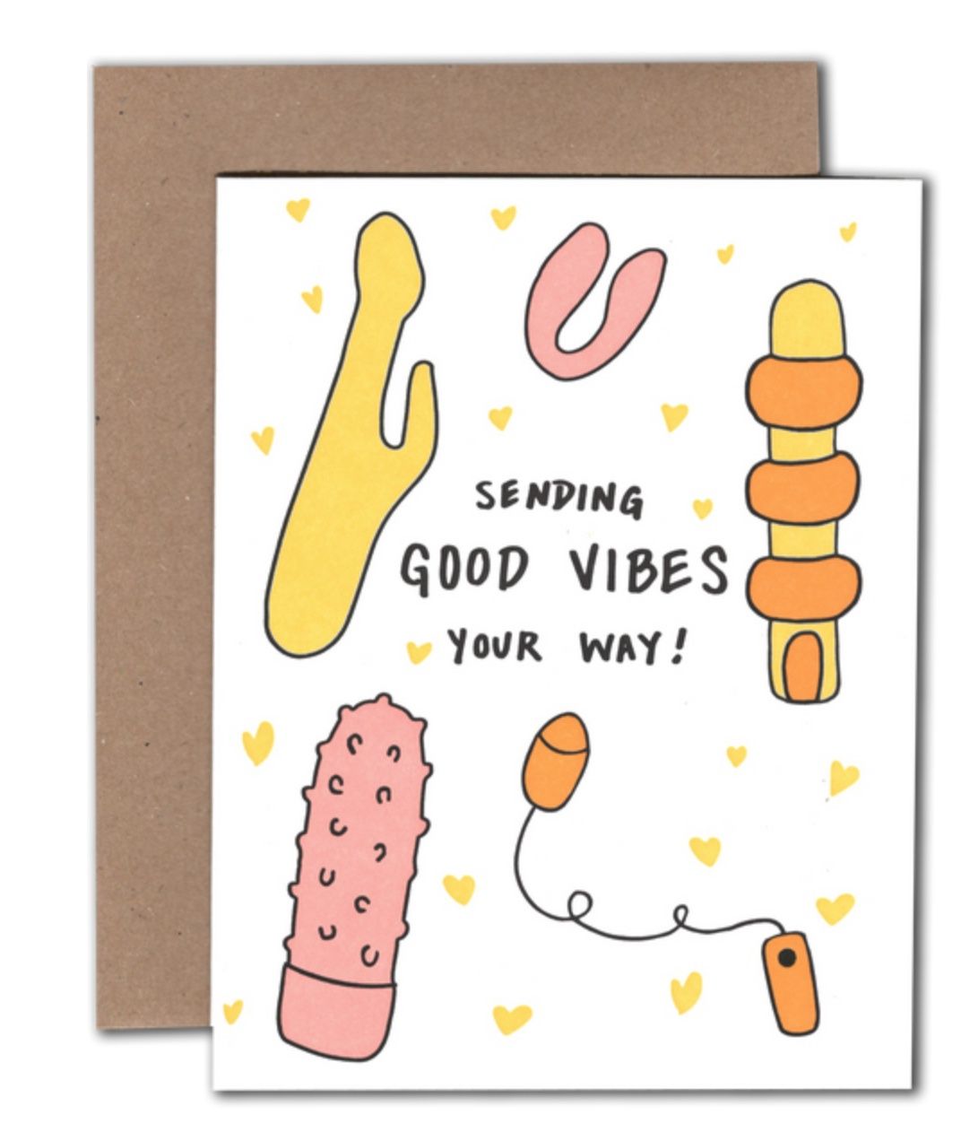 Power and Light Press - Good Vibes Orange Card