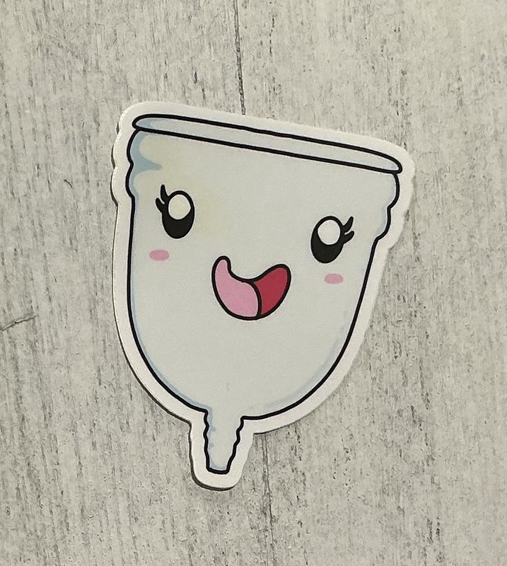 Menstrual Cup Sticker