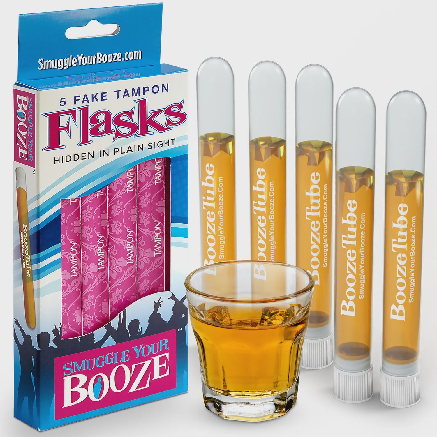 Smuggle Your Booze 5 Fake Tampon Booze Tubes