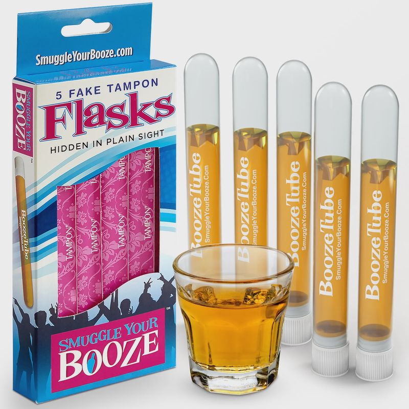 Smuggle Your Booze 5 Fake Tampon Booze Tubes