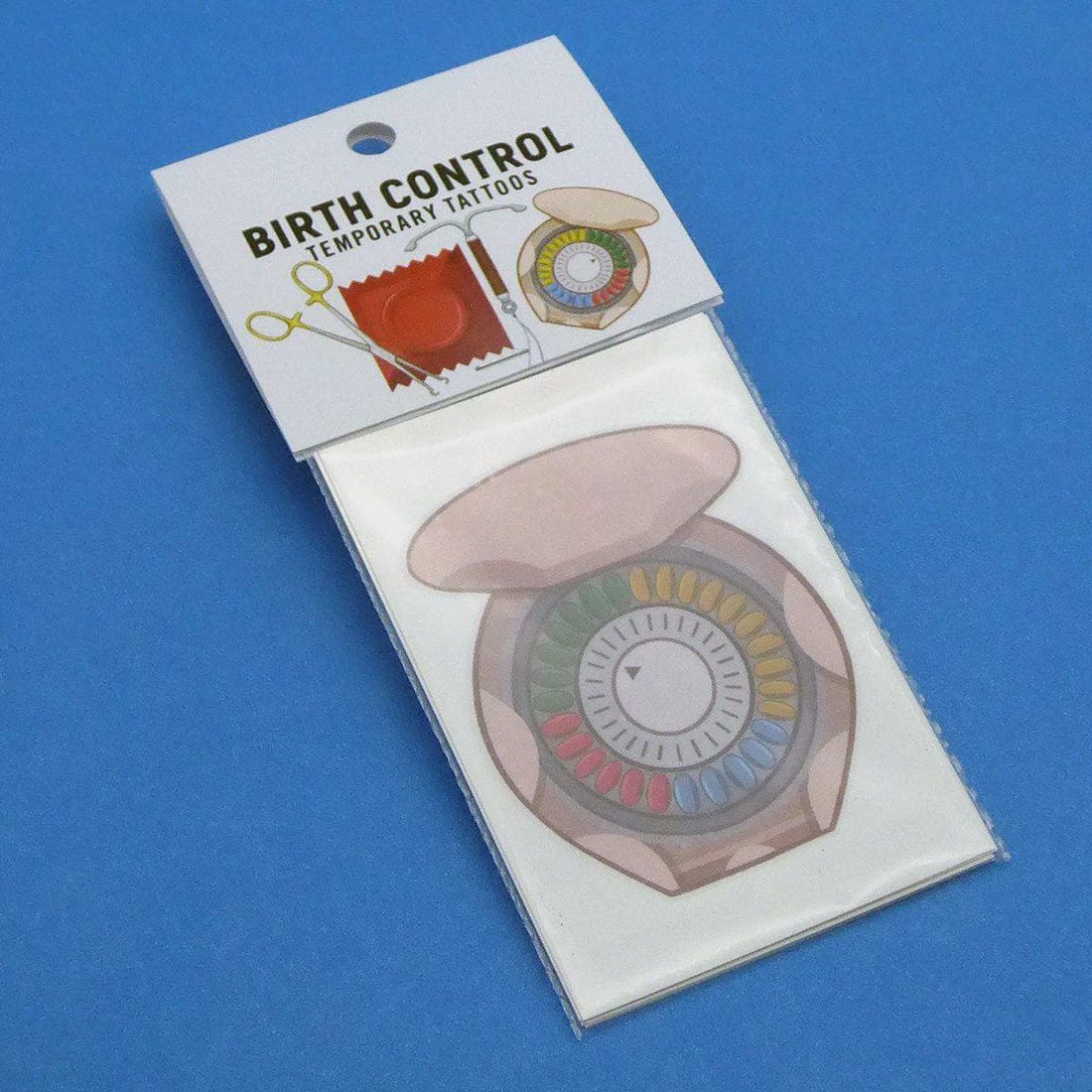 Birth Control Temporary Tattoo