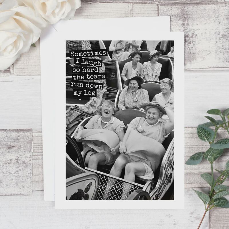 Raven's Rest Sometimes I Laugh So Hard Card