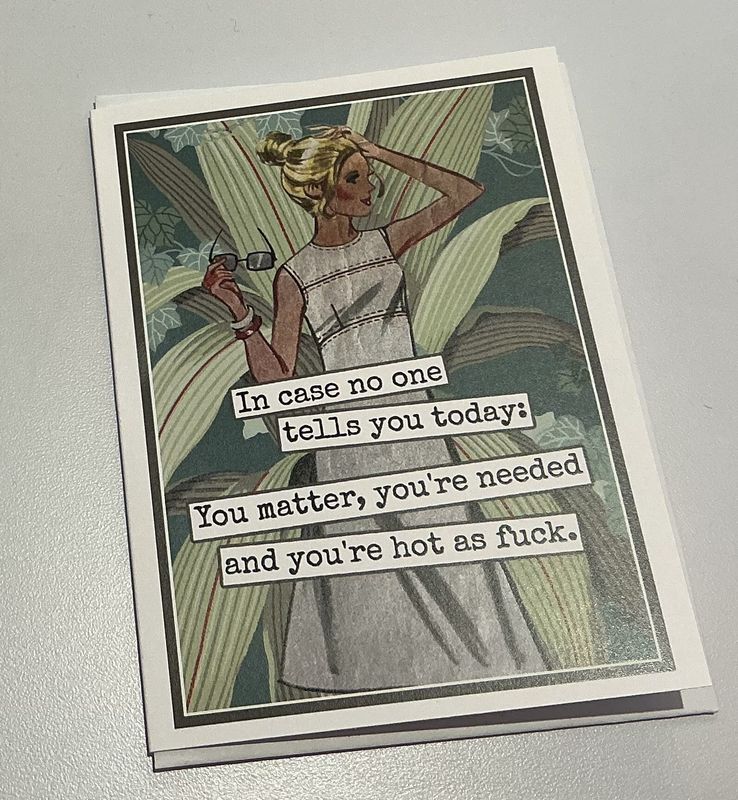 Raven's Rest Hot as Fuck Card