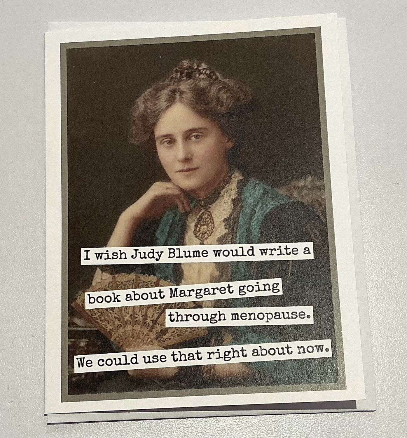 Raven's Rest I Wish Judy Blume Menopause Card