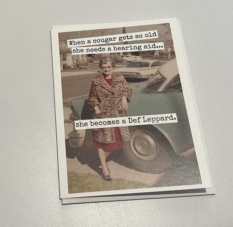 Raven's RestWhen a Cougar Gets So Old Card