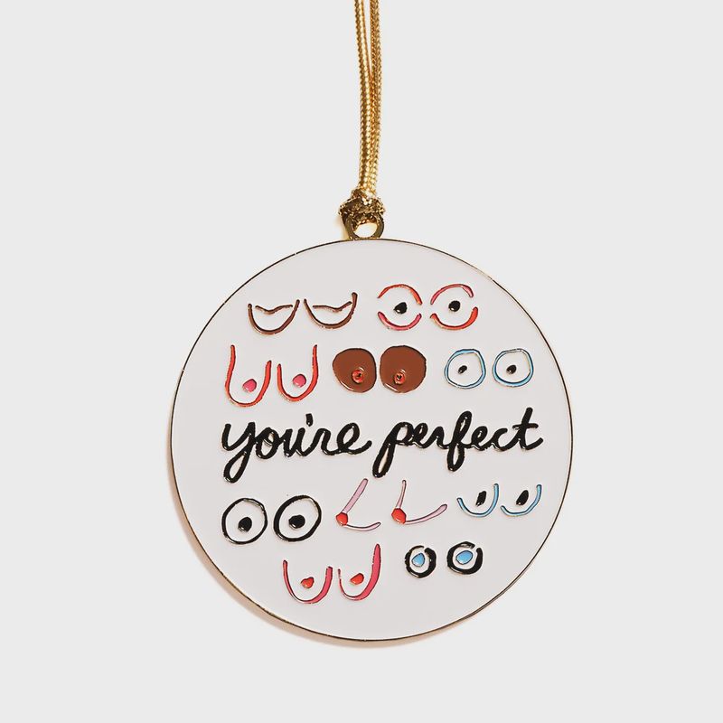 The FOUND Boobs You’re Perfect Ornament