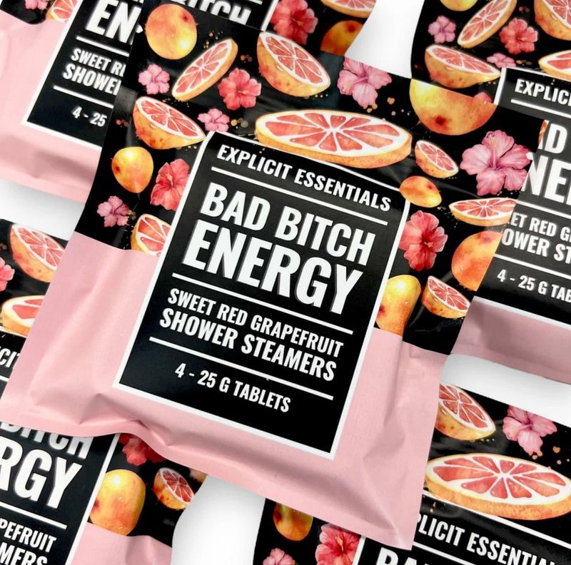 Explicit Essentials Bad Bitch Energy Shower Steamer