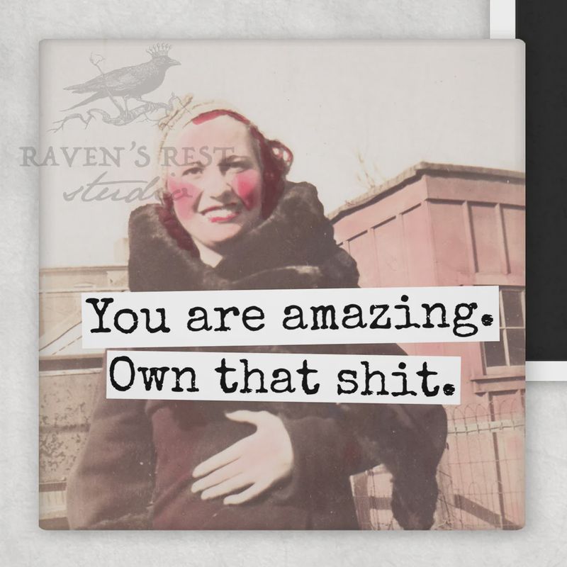 Raven’s Rest Magnet You Are Amazing. Own That Shit