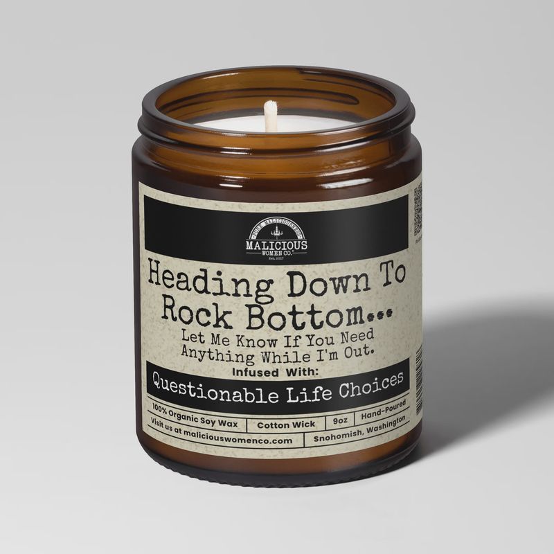 Malicious Women Candle Co - Heading Down to Rock Bottom