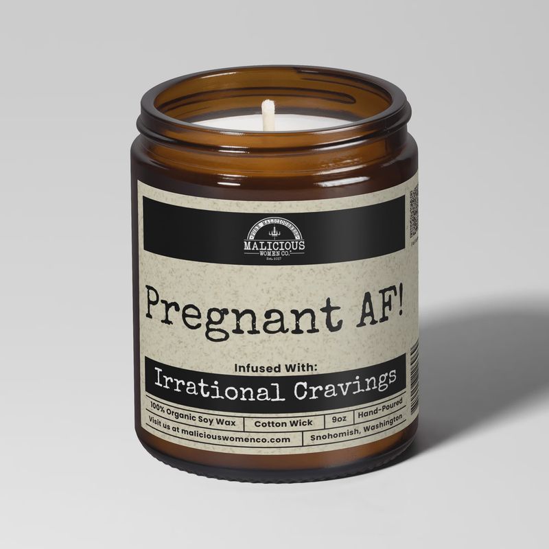 Malicious Women Candle Co. - Pregnant AF Candle