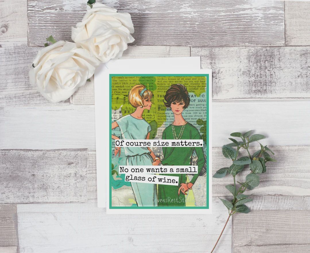 Raven’s Rest Size Matters Card