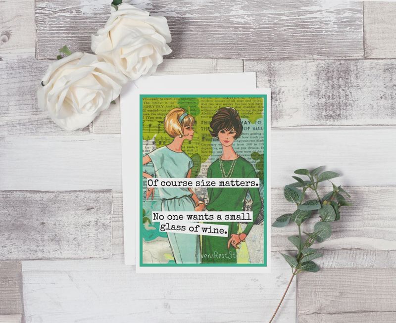 Raven’s Rest Size Matters Card