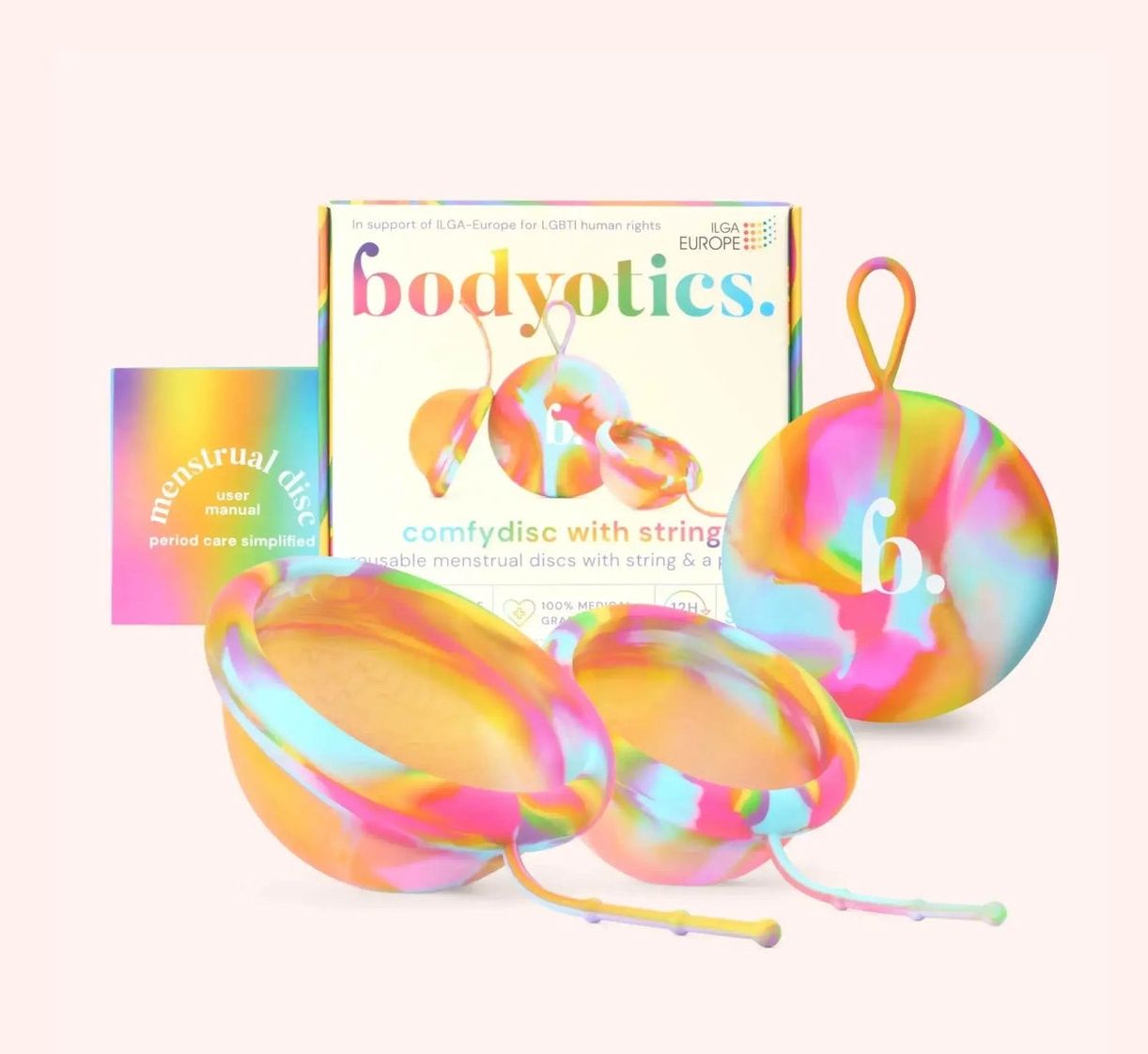 Bodyotics Comfydisc Menstrual Discs with String (2 pcs)