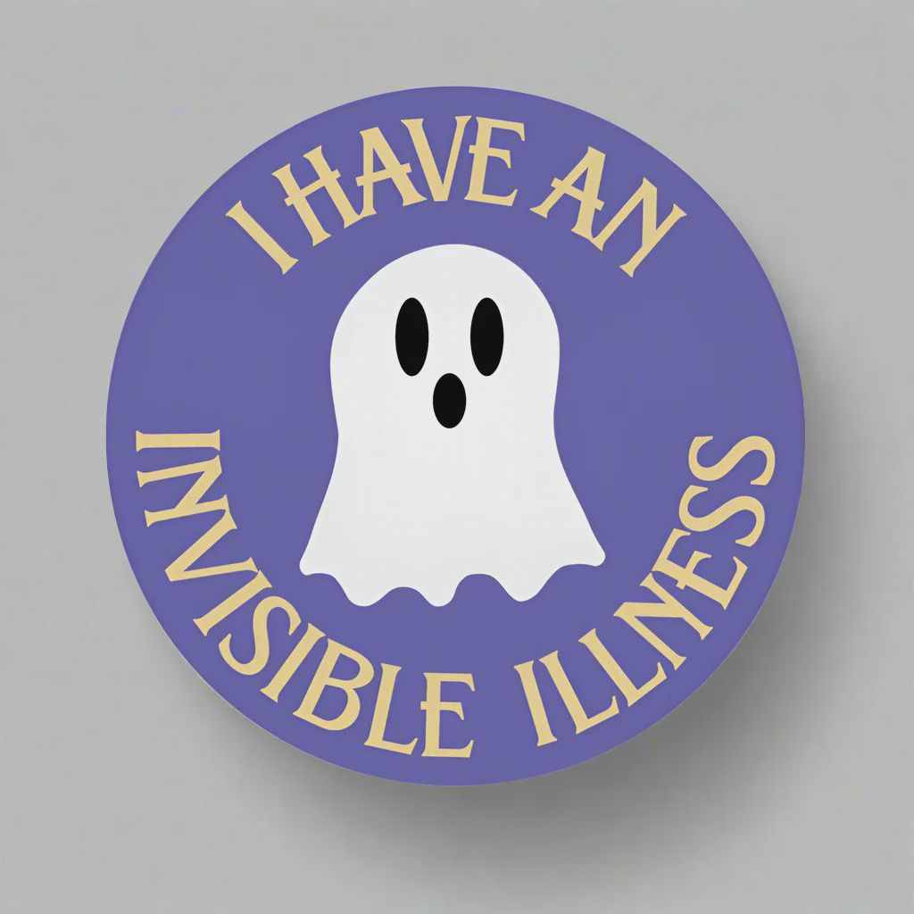 Rad Girl Creations Invisible Illness Sticker