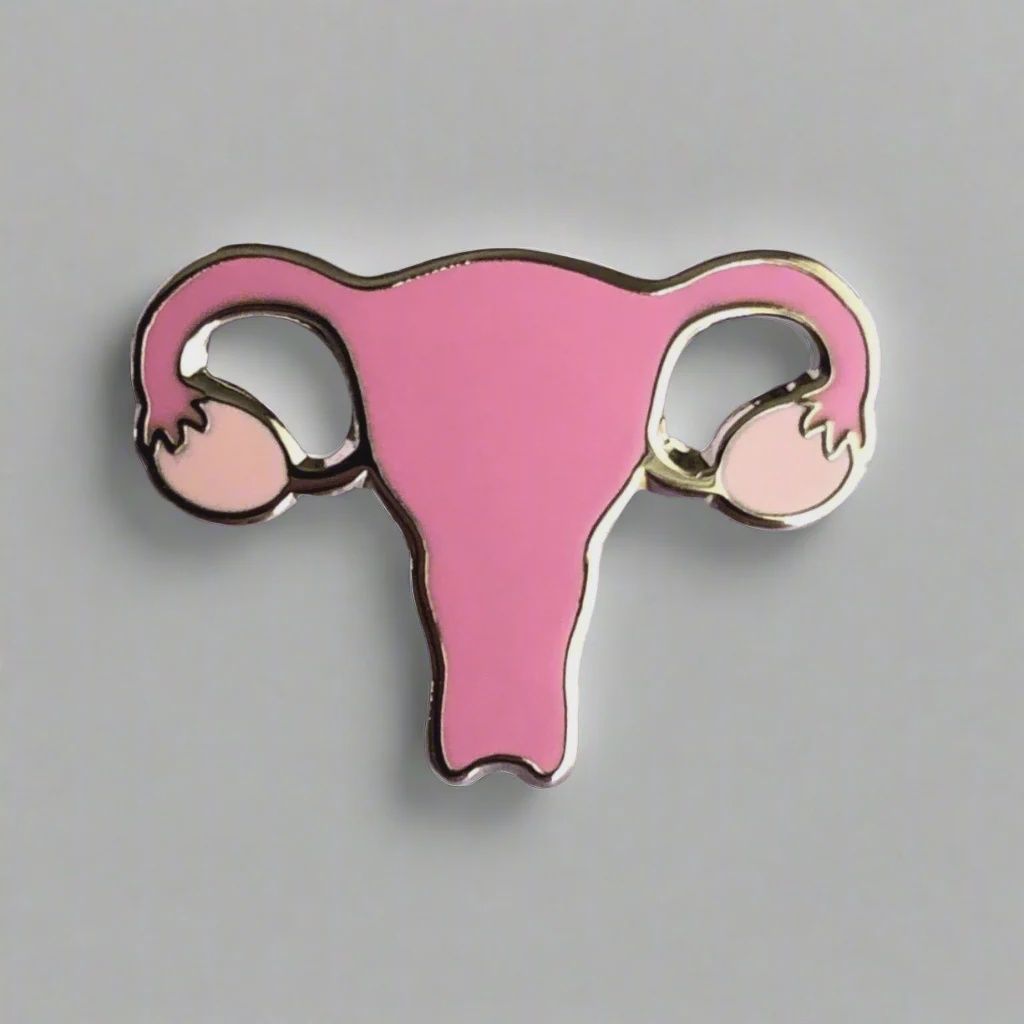 Rad Girl Creations Pin Uterus