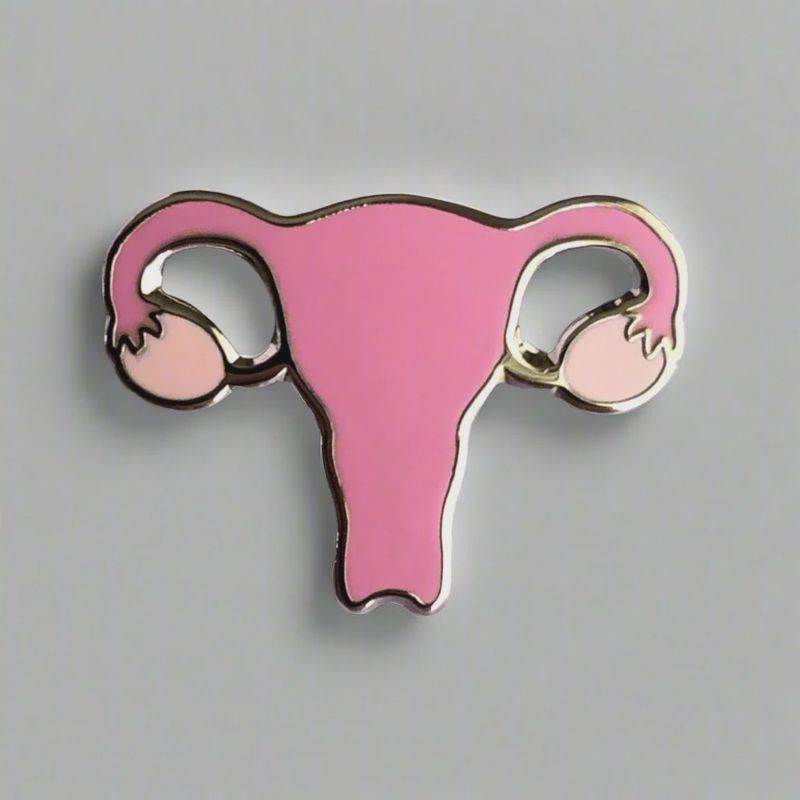 Rad Girl Creations Pin Uterus