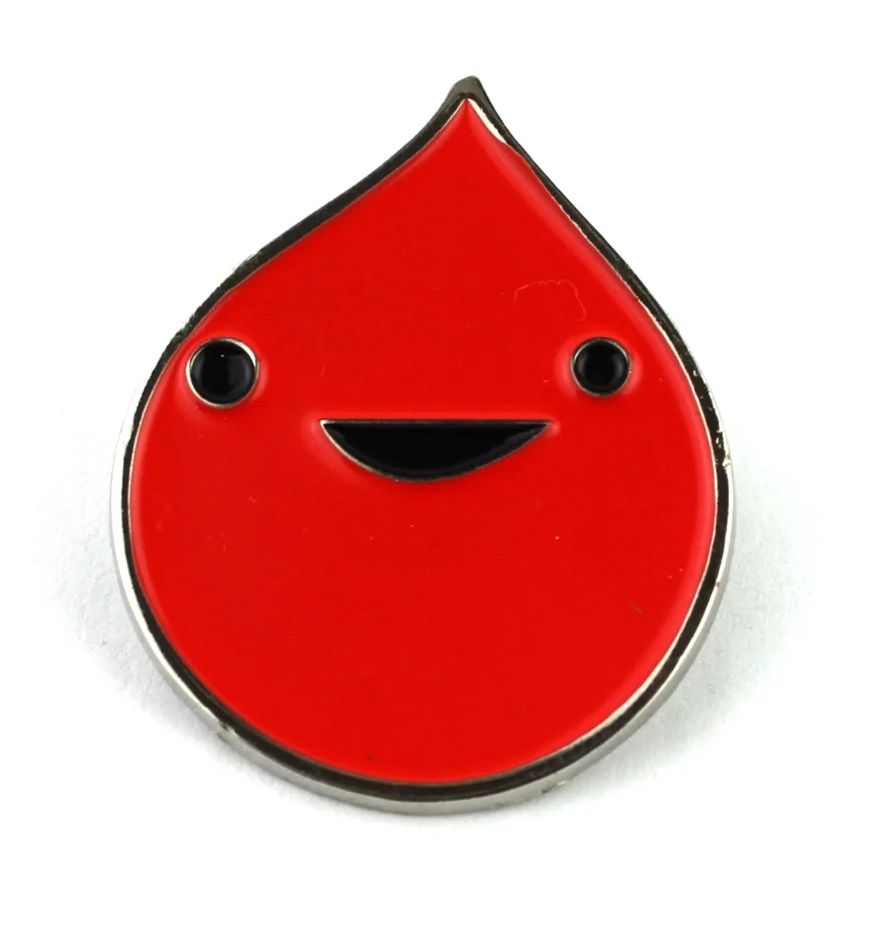 I Heart Guts Blood Pin