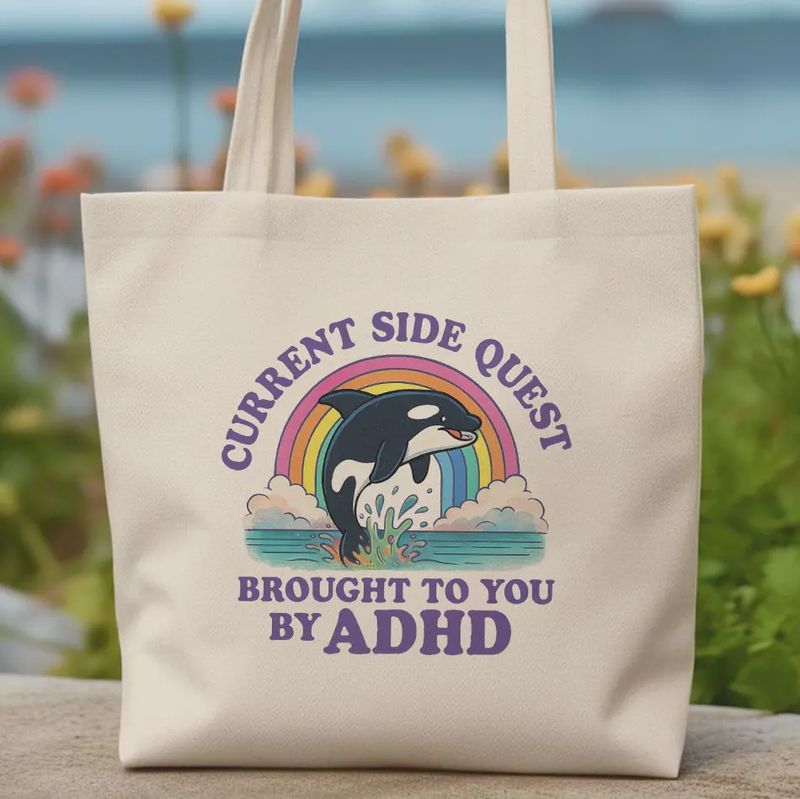 Sister Ray Current Side Quest ADHD Tote