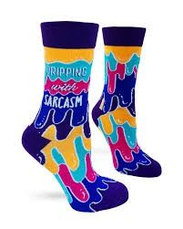 Fabdaz - Dripping with Sarcasm Crew Socks