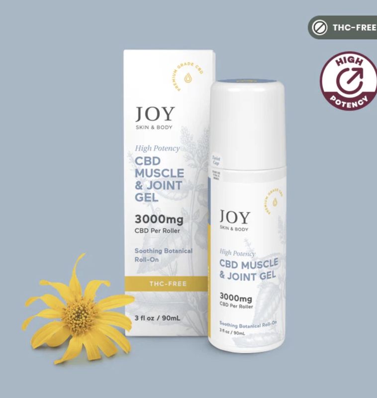 Joy Organics High Potency CBD Muscle &amp; Joint Gel