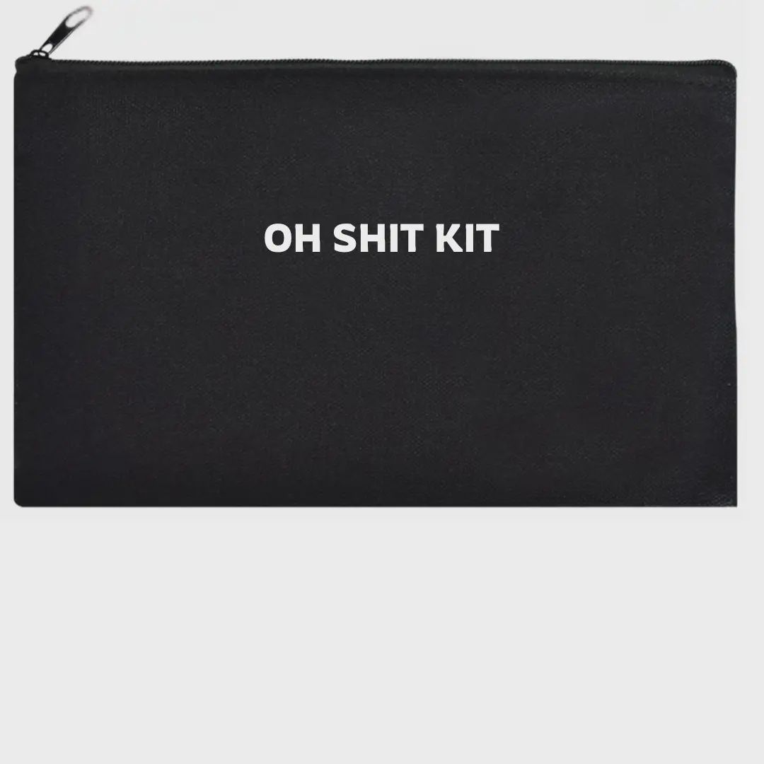Snarky Megs Zipper Pouch Oh Shit Kit