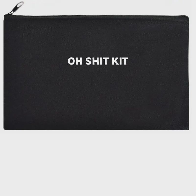 Snarky Megs Zipper Pouch Oh Shit Kit