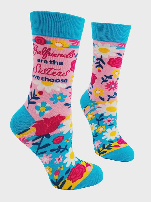 Fabdaz - Girlfriends are the Sisters We Choose Crew Socks