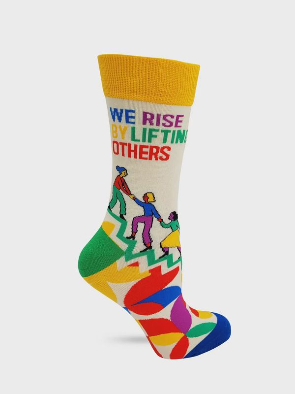 Fabdaz - We Rise By Lifting Others Crew Socks