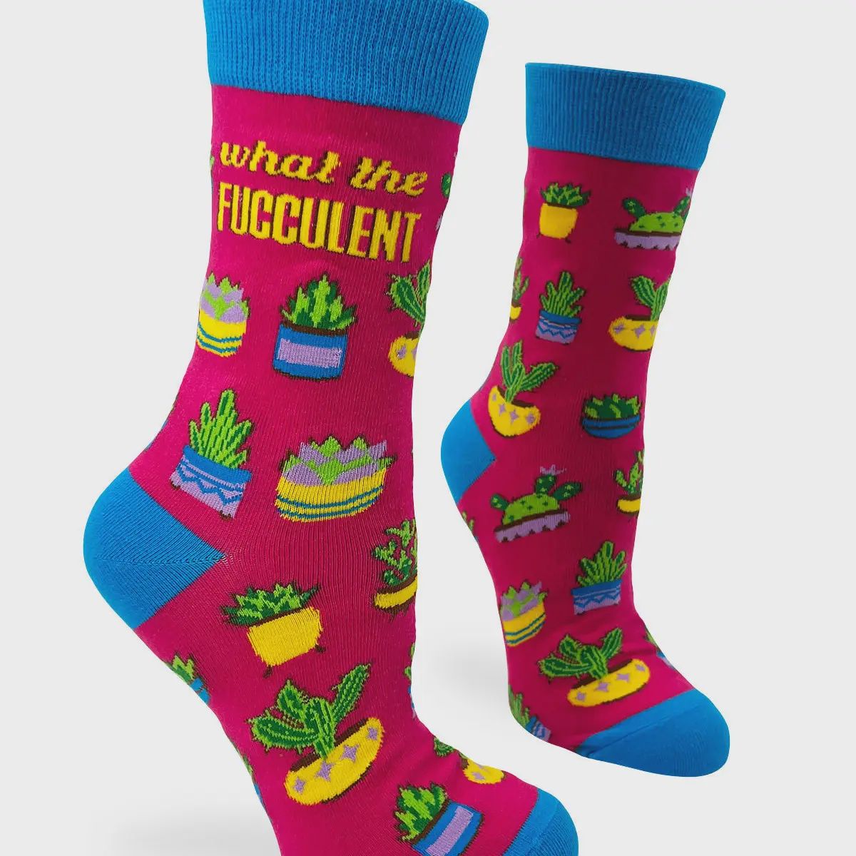 Fabdaz - What the Fucculent Crew Socks