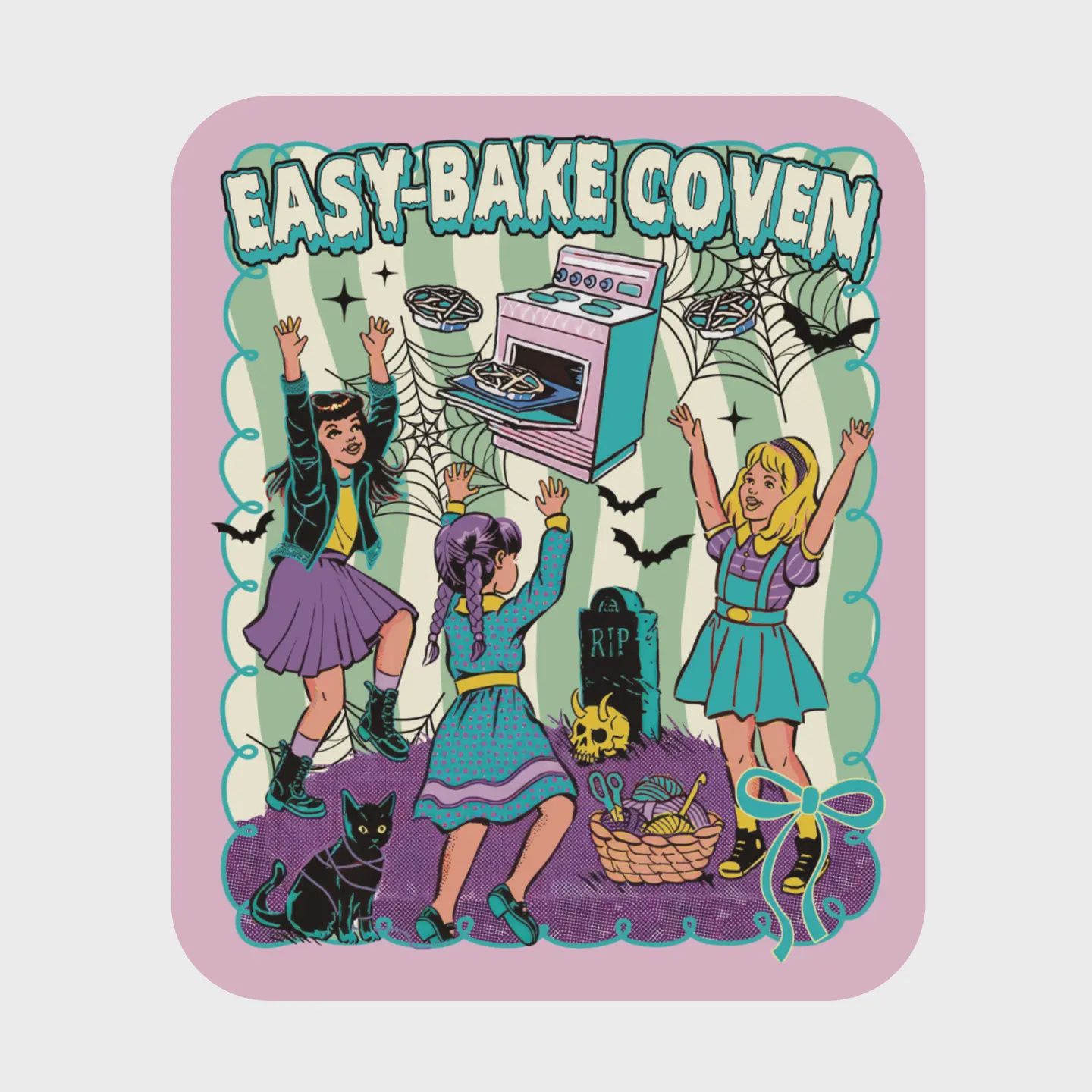Coven Bake Feminism Humor High Quality Vinyl Sticker