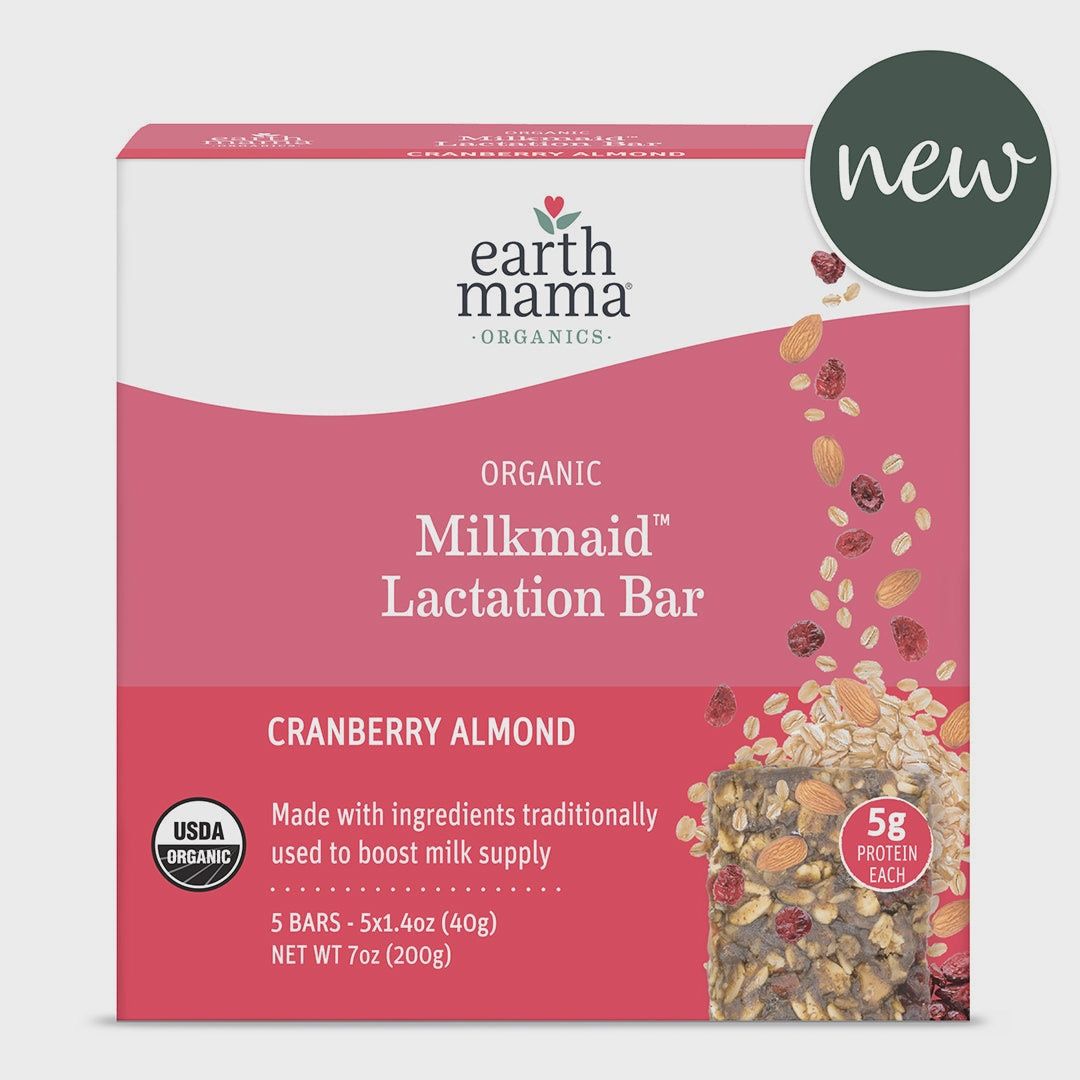Earth Mama Organic Milkmaid Lactation Bars Cranberry Almond
