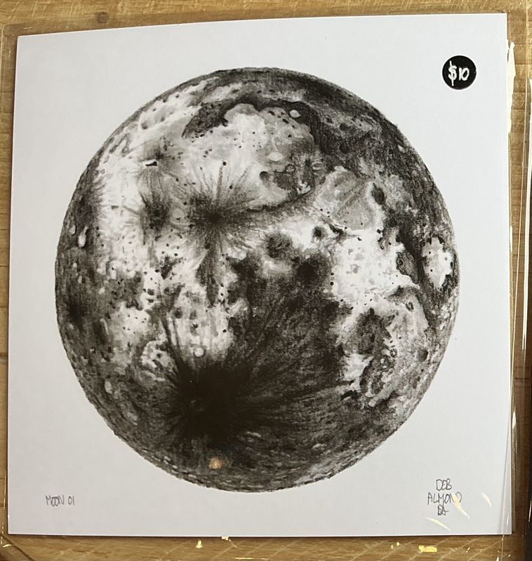 Deb Almond Moon Print