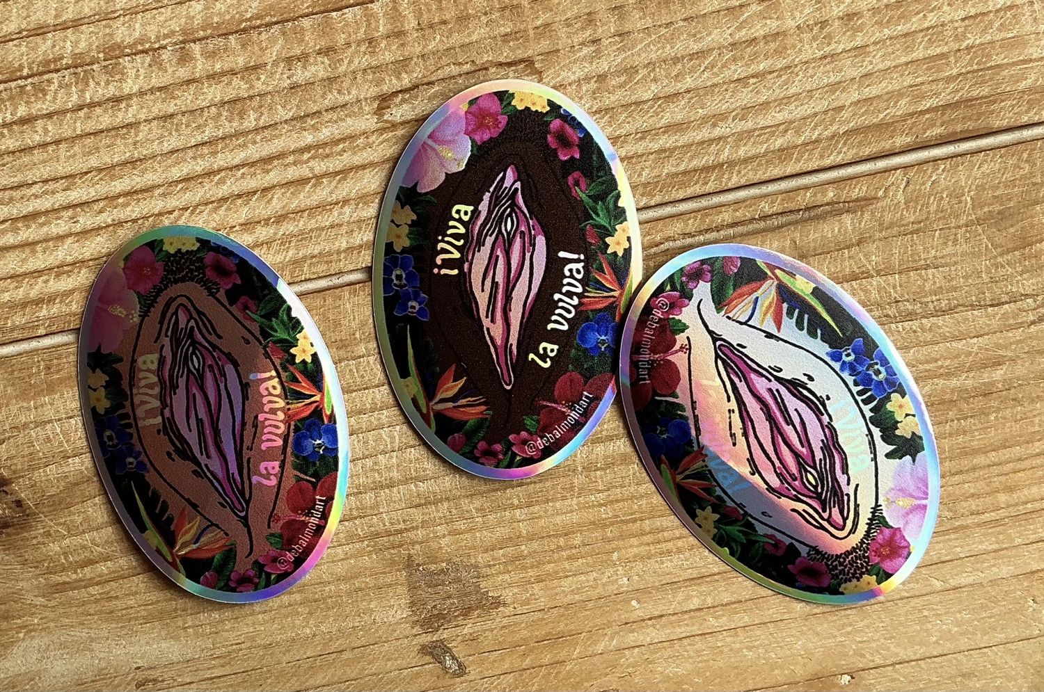 Deb Almond Viva La Vulva Sticker