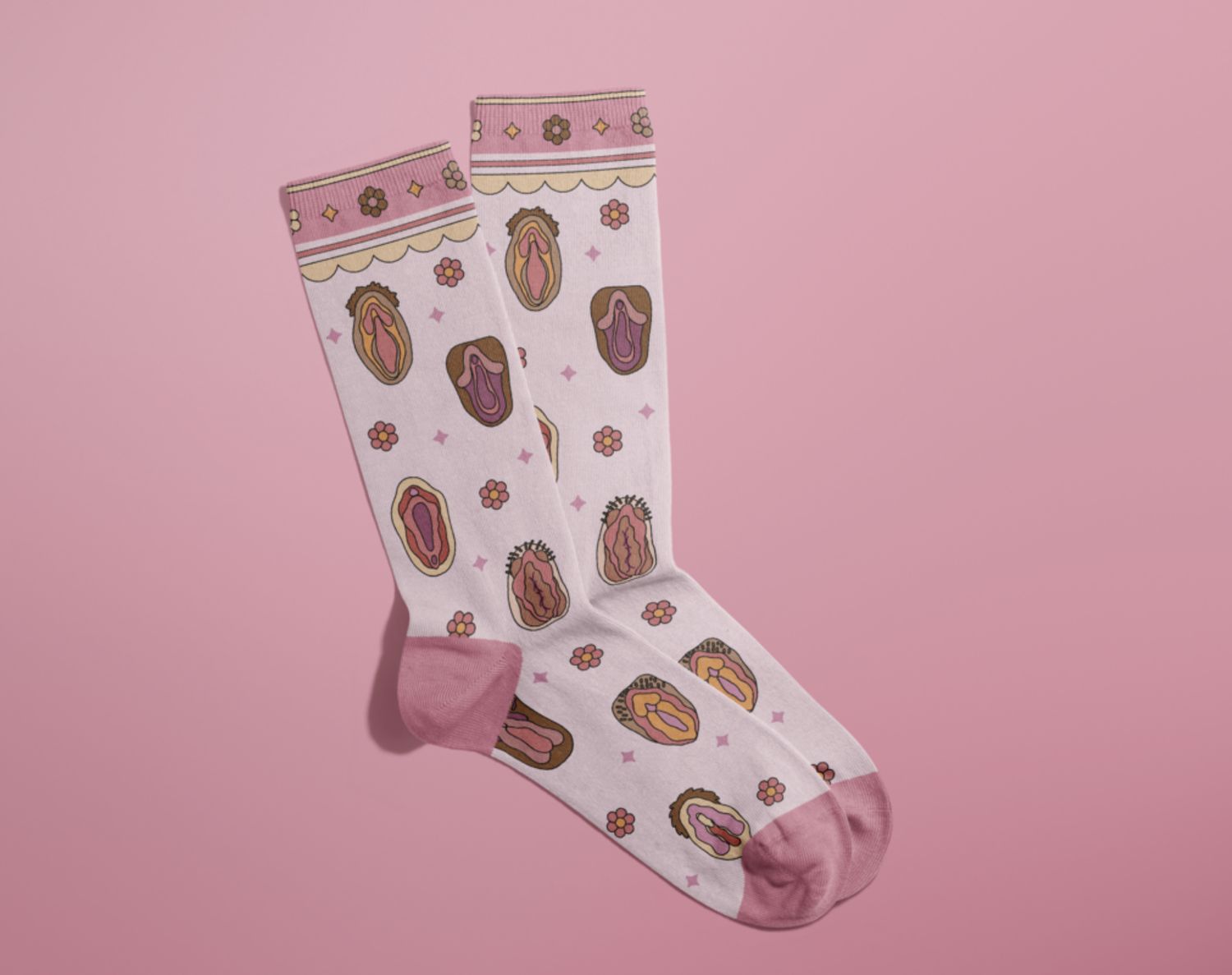 Vaginas Socks (funny gifts, novelty socks, feminist gift)