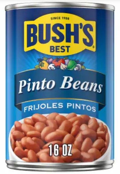 Bush's Canned Pinto Beans, Canned Beans, 16 oz Can