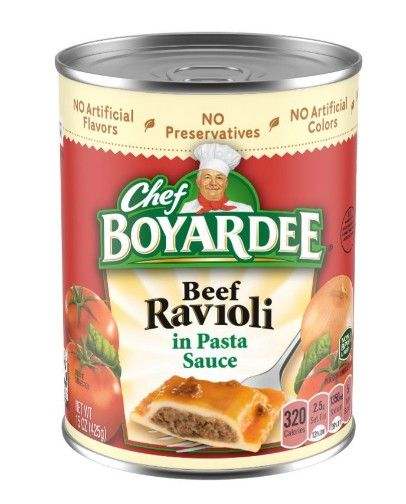 Chef Boyardee Beef Ravioli in Pasta Sauce, Ready-to-Eat Meal 15OZ