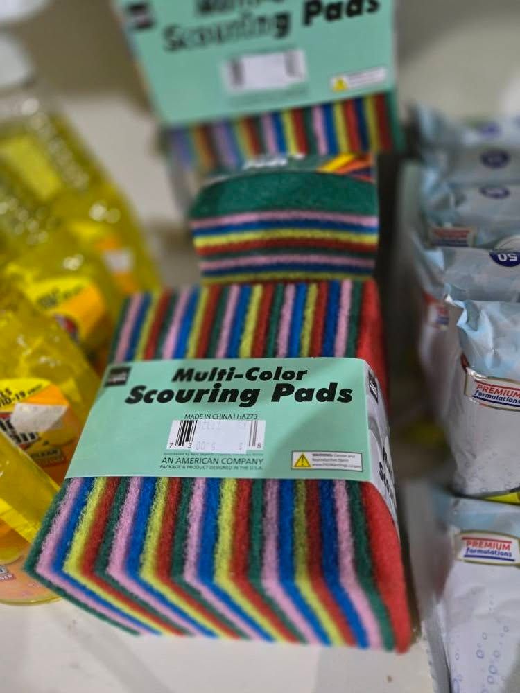 24 PACK FLAT SCOURING PADS