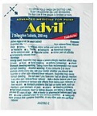 ADVIL 200 MG - 2 TABS PACKET